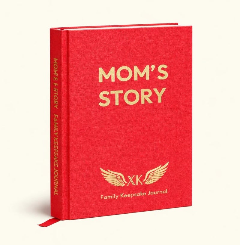 XKFCFC Mom, I Want to Know Your Life Story: A Guided Memory Journal for Mothers - Heartfelt Questions to Preserve Her Legacy | Perfect Mother's Day, Birthday & Christmas Gift from Daughter or Son (Hardcover Keepsake Book) - Image 1